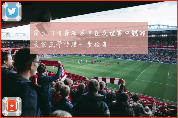 荷兰门将费布吕亨在友谊赛中髋部受伤正等待进一步检查